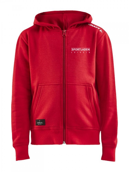 Craft Community Hoodie Zip Kinder - Rot